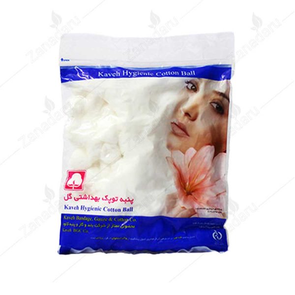 پنبه توپک آرایشی سفید گل